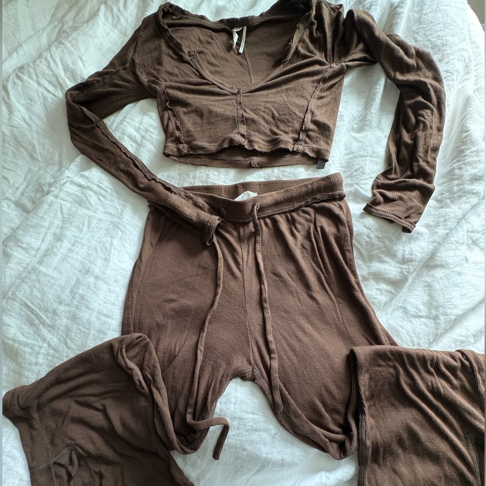 UO out from under brown sweet dreams set